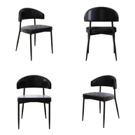 Cadeira Bless Fixa em Courino - 4 Unidades | Conforto e Estilo para Seu Ambiente - imagem 1