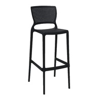 Banqueta para Bar Alta Tramontina Safira Preta – Estilo e Conforto para seu Ambiente - imagem 2