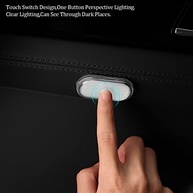 Kit 2 Luzes LED para Carro: Iluminação Ambiente Recarregável USB Branca e Portátil - imagem 4