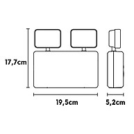 Luminária de Emergência 1200 Lúmens – Segurança Total em Qualquer Ambiente - imagem 2