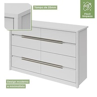 Cômoda Urban 8 Gavetas Lopas – Organização e Estilo para Seu Ambiente - imagem 5