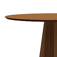 Mesa de Jantar Redonda Isis Imbuia 117 cm: Elegância e Versatilidade para Seu Ambiente - imagem 2