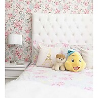 Papel de Parede Rosa, Verde e Cinza: Transforme Seu Ambiente! - imagem 2