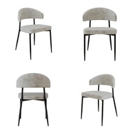 Cadeira Bless Fixa com 4 Pés - 4 Unidades | Design Moderno e Durável para Ambientes Compactos - imagem 2