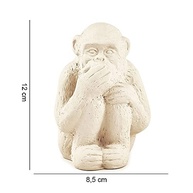 Escultura Macaco Decorativo – Estilo Mudo para Ambientes Modernos - imagem 3