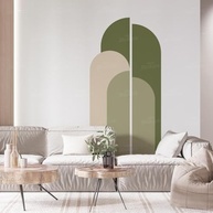 Adesivo de Parede Arco Cortado 07 - Arte Geométrica Moderna para Decoração de Ambientes - imagem 2
