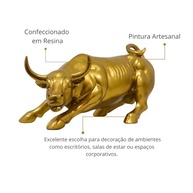 Tourinho de Wall Street - Estatueta Decorativa para Investidores e Ambientes Corporativos em Resina - imagem 5