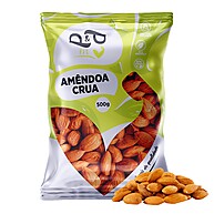 Amêndoa Crua 500g: Sabor e Saúde P&P - imagem 1