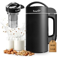Máquina de fazer leite de amêndoa de 1,5 g (filtro embutido) 100% aço inoxidável 304, faz leite à base de plantas, sopa e suco, 6 a 7 xícaras por lote, limpeza automática, máquina de leite de nozes 8 - imagem 2