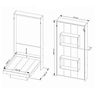 Cama Articulável Casal CM8016 Tecnomobili Amêndoa - imagem 2