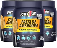 Pasta de Amendoim Power1One Tradicional 1,005 Kg (3 Potes) - imagem 4