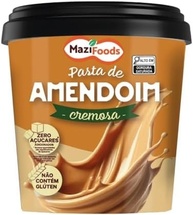 MaziFoods Pasta de Amendoim Cremosa, Zero Açúcar, Sem Glúten, Rica em Proteínas, - imagem 3