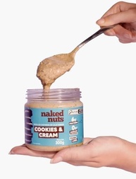 Naked Nuts Pasta de Amendoim Com Cookies & Cream (300g) - imagem 1