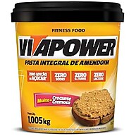 Vitapower Crocante Integral: Pasta Amendoim 1kg - imagem 1