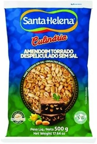 SANTA HELENA AMENDOISSIMO DESCASCADO S/ SAL 500KG 24X500G - imagem 1