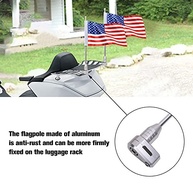Mastro Decorativo com Bandeira Americana para Honda Goldwing GL1800 (2001-2012) - Estilo e Patriotismo na Sua Moto - imagem 3