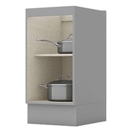 Balcão de Cozinha 40cm: Elegância Cinza Americana - imagem 2