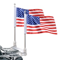 Mastro Decorativo com Bandeira Americana para Honda Goldwing GL1800 (2001-2012) - Estilo e Patriotismo na Sua Moto - imagem 1