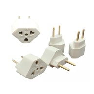 Kit 3 Adaptadores de Tomada Universal 10A/20A Padrão Brasileiro e Americano - Branco - imagem 1