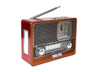 Rádio Retrô Vintage Bronze Bluetooth AM/FM: Qualidade Premium e Estilo Único - imagem 1
