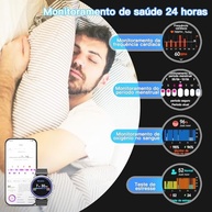 Smartwatch Kieslect Kr 3 Preto 47mm: Tela AMOLED HD 1.5" e Conectividade Inteligente - imagem 5