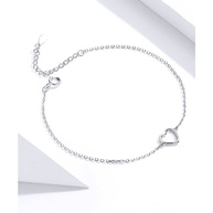 Pulseira Prata 925 Bamoer Formato de Amor - imagem 2