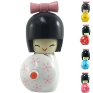 Estátua Kokeshi em Madeira - Símbolo de Amizade, Amor e Proteção Japonesa - imagem 2