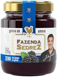 Geleia de Amora Zero Açúcares 250g Fazenda Sedrez - imagem 1