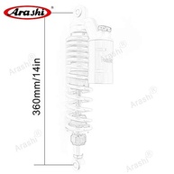 Amortecedor Traseiro Arashi 360mm Universal para Motos Clássicas - Performance e Estilo - imagem 5
