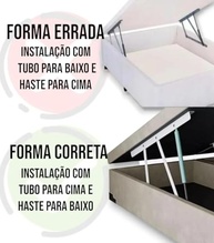 Amortecedor Pistão a Gás 80kgf para Cama Box Padrão e Queen - Nakata - imagem 5