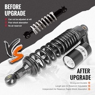 Amortecedores Traseiros Universais 340mm para Moto - Conforto e Performance - imagem 4