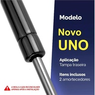 Par Amortecedores Porta Malas Novo Uno 2010-2021: Abertura Segura e Prática - imagem 5