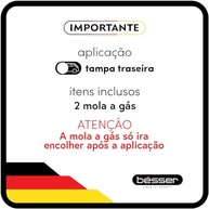 Par Amortecedores Porta Malas Duster 2011-2020 - Abertura Suave e Segura - imagem 5