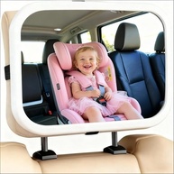 Espelho Retrovisor Carro para Banco Traseiro: Visão Ampla, Estável e Inquebrável (19x29cm) - imagem 2