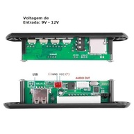 Placa Decodificadora MP3 Bluetooth para Carro: Som Imersivo com Amplificação e Nota Fiscal - imagem 5