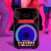 Polyvox XC-812TWS: Caixa Amplificada Bluetooth 600W com Woofer 12" e LEDs Rítmicos - imagem 3