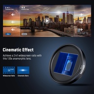 Lente Anamórfica NEEWER 1.55x: Filmes Cinematográficos! - imagem 3