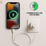Carregador Turbo 25W iPhone 8 ao 14 Pro Max + Cabo 1m - Anatel - imagem 5