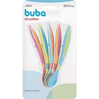 Kit Colher BUBA Anatômica Colorida - Segura e Livre de BPA para Bebês - imagem 4