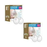 Kit 2 Coletor Concha de Leite Materno Mãos Livres - Formato Anatómico Seguro BPA Free - imagem 2