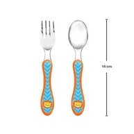 Buba Kit Talher Leãozinho Colorido - Seguro, Anatômico e Divertido para Crianças - imagem 4
