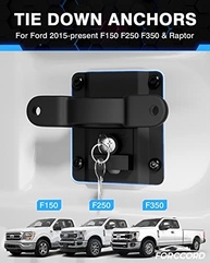 Âncoras de Amarração Premium para Ford F-150, F-250, F-350 e Raptor (2015-2026) - Segurança e Versatilidade - imagem 3