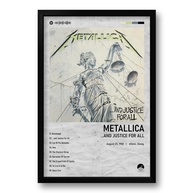 Quadro Álbum Spotify ...And Justice For All - Metallica | Impressão Premium 40x60cm com Moldura Ecológica - imagem 1