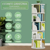 Estante Giratória 360° com 5 Andares - Organize com Estilo e Praticidade - imagem 5