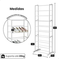 Sapateira Multiuso 10 Andares | Organize Seus Sapatos com Estilo e Praticidade - imagem 4