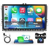 Central Multimídia Android 13 2G+64G 23cm para VW: Carplay, Android Auto e GPS - imagem 1