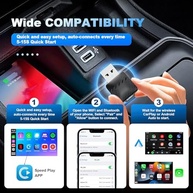 Adaptador CarPlay e Android Auto 2 em 1 Sem Fio: Liberdade e Tecnologia no Seu Carro - imagem 5