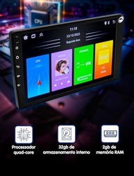 Central Multimídia 10" Android Auto CarPlay para Outlander (2014-2022) + Câmera de Ré - imagem 5