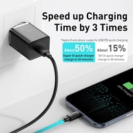 Baseus 20W: Carregador Turbo para iPhone e Android - imagem 3