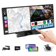 Tela CarPlay Sem Fio 11.5" para Carro: Netflix, YouTube, TikTok, Android Auto e Câmera 1080p - imagem 1